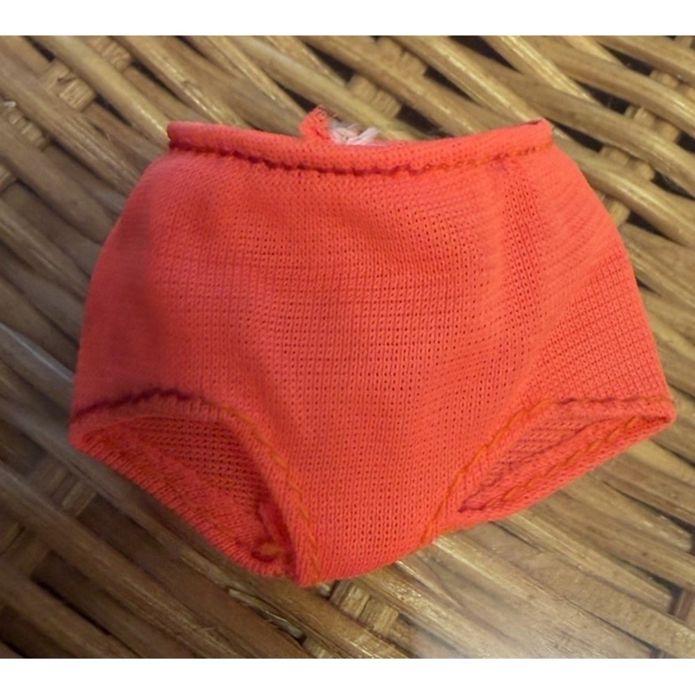 Barbie Skipper Vintage Orange Swim Bikini Bottoms only 1069 1971 Sun Set